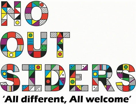 No Outsiders logo