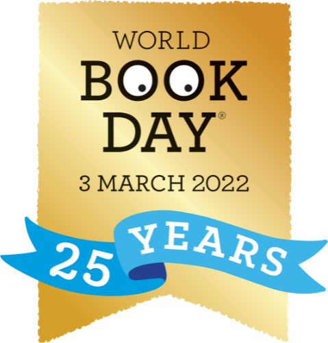 World Book Day 25h Birthday logo