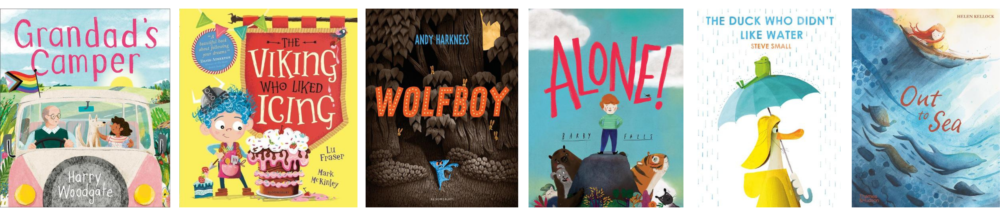 Cover images for the shortlisted titles in the Illustrated Books category