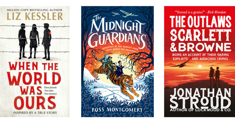 Cover shots of the three shortlisted titles for the Older Readers category of the FCBG Children's Book Award