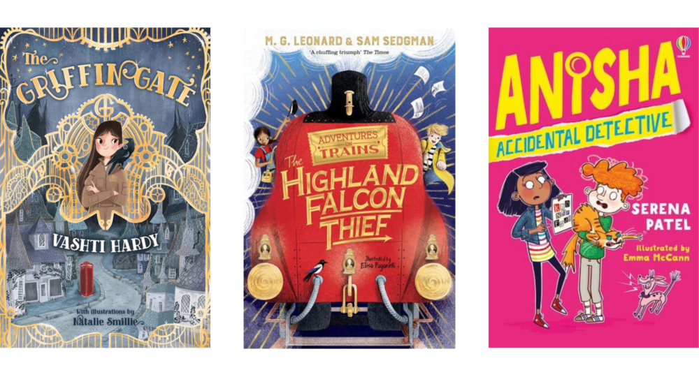 Cover images for the three shortlisted titles in the Young Readers category of the FCBG Chidlren's Book Award