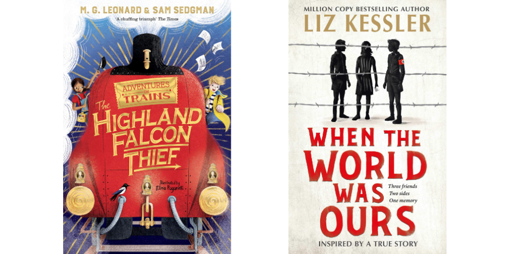 Cover images for winners of Younger and Older Reader categories of the Children's Book Award 2022