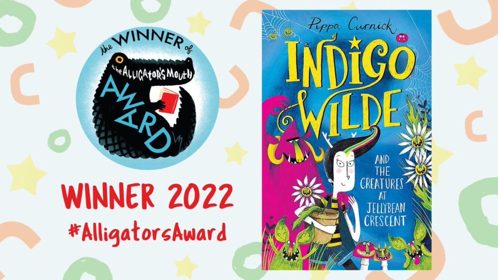 Cover shot of Indigo Wilde and the Creatures at Jellybean Crescent, winner of the Alligator's Mouth Award 2022