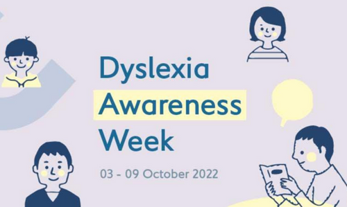 Logo for Dyslexia Awareness Week 2022