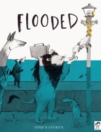 Cover image of Flooded by Mariajo Ilustrajo, winner of the Klaus Flugge Prize 2023