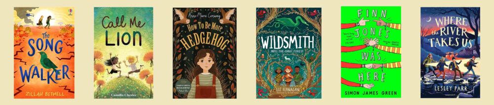 Cover shots of the six titles shortlisted for the 7-10+ category of the UKLA Book Awards 2024