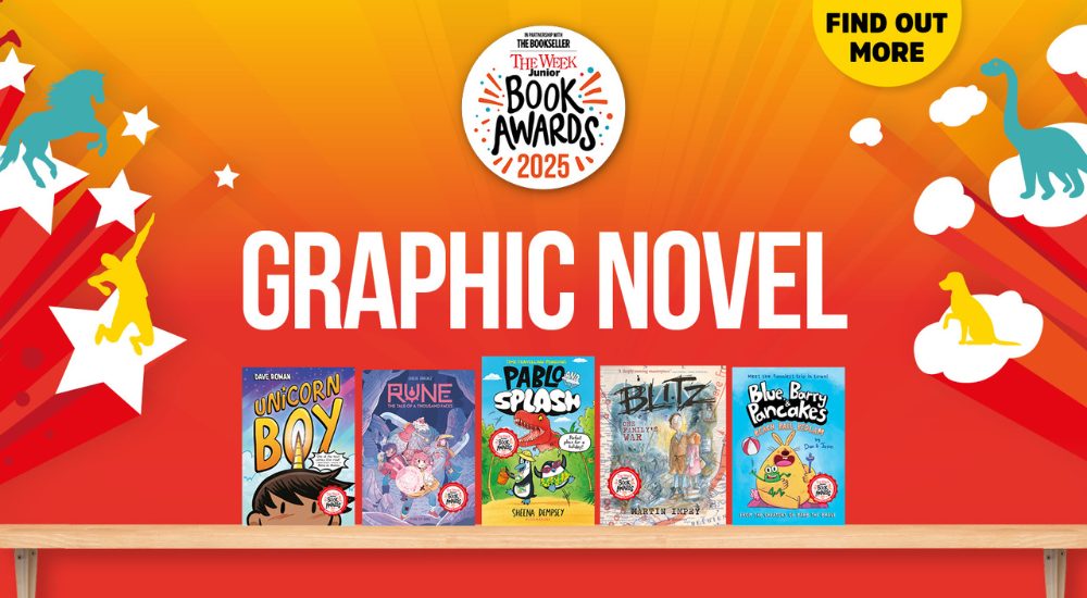 Cover shots of the 5 titles shortlisted for The Week Junior Book Awards - Graphic Novel category