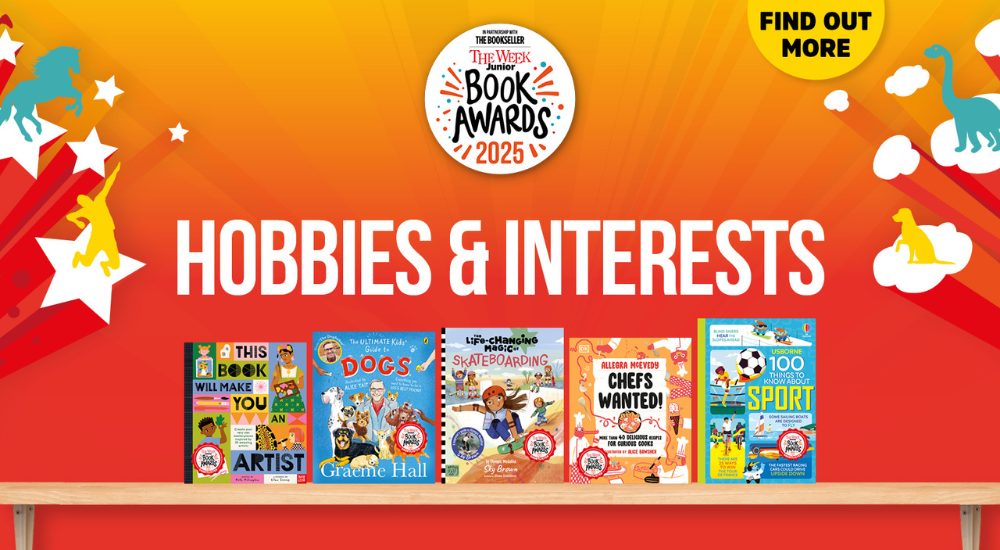 Cover shots of the 5titles shortlisted for The Week Junior Book Awards - Hobbies and Interests category