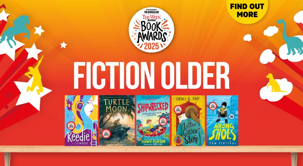 Cover shots of the 5 titles shortlisted for The Week Junior Book Awards - Older Fiction category