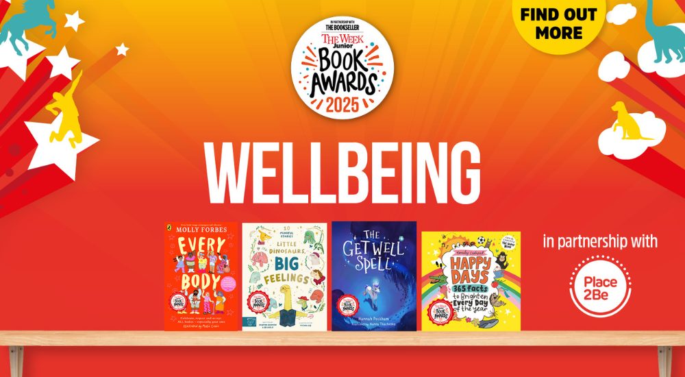 Cover shots of the 4 titles shortlisted for The Week Junior Book Awards - Wellbeing category